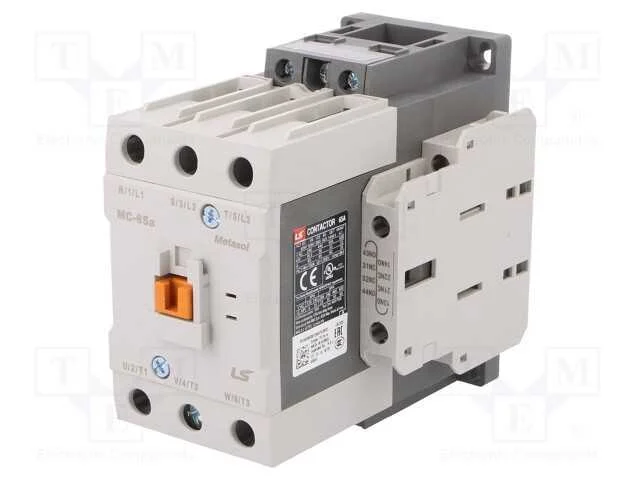 Contator: 3 polos, NO x3, Contatos auxiliares: NO.
