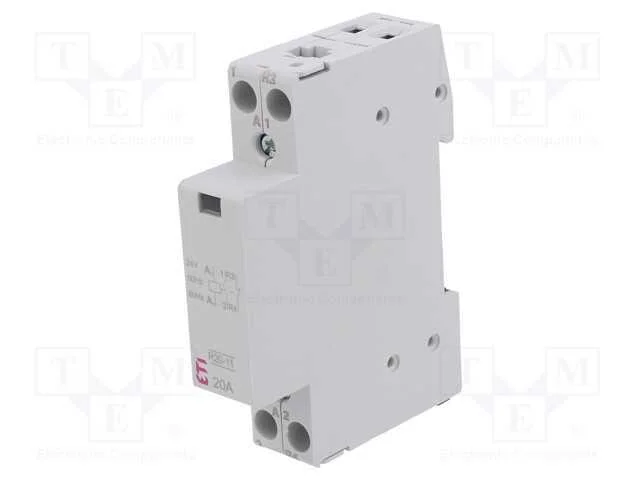 Contator: 2-De Polo de Instala&ccedil;&atilde;o, 20a, 24vac, Nc + No