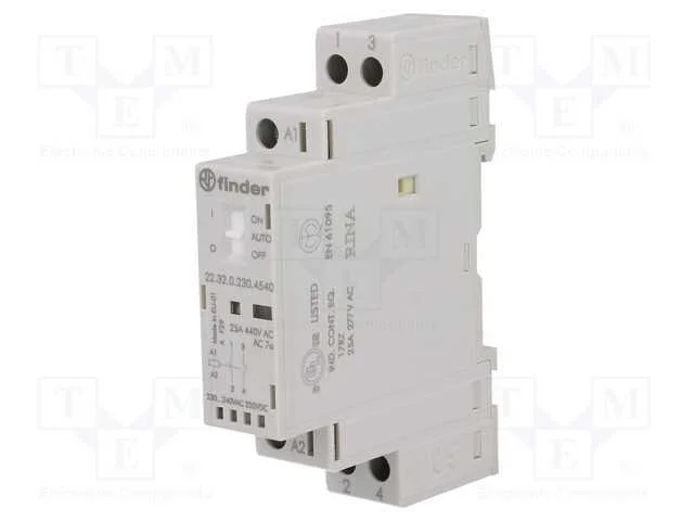 Contator: 2-De Polo de Instala&ccedil;&atilde;o, 25a, 230vac, 230vdc, Nc + No