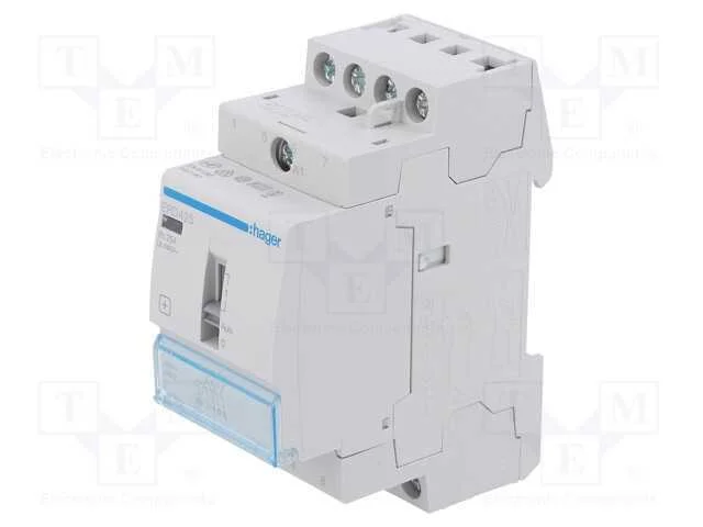 Contator: 4-de polo de instala&ccedil;&atilde;o, 25A, 24VAC, NO.
