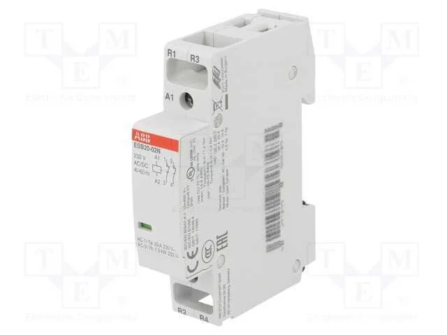 Contator: 2-de polo de instala&ccedil;&atilde;o, 16A, 230VAC, 2.