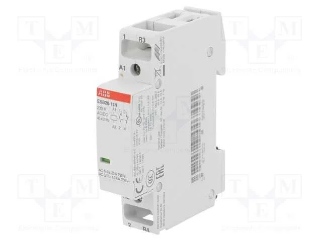 Contator: 2-de polo de instala&ccedil;&atilde;o, 20A, 230VAC, 2.