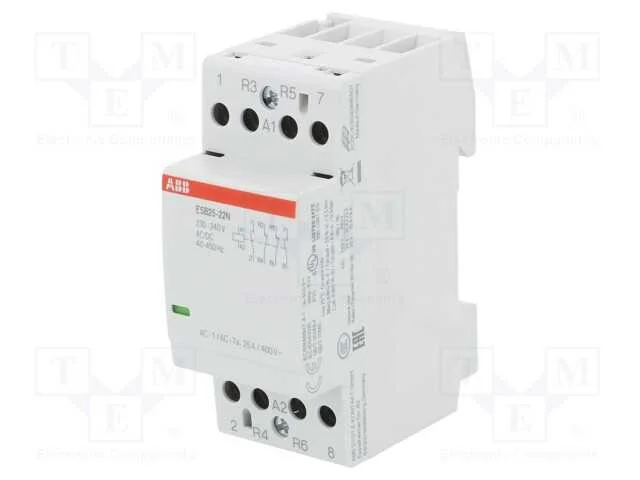 Contator: 4-de polo de instala&ccedil;&atilde;o, 25A, 230&divide;240VA.