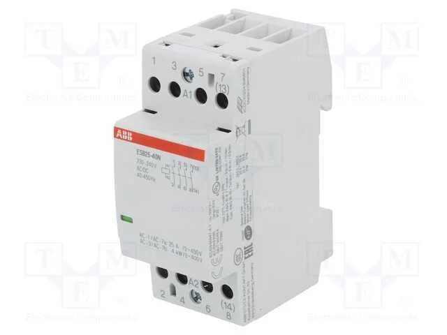 Contator: 4-De Polo de Instala&ccedil;&atilde;o, 25a, 230&divide;240vac, 230&divide;240vdc