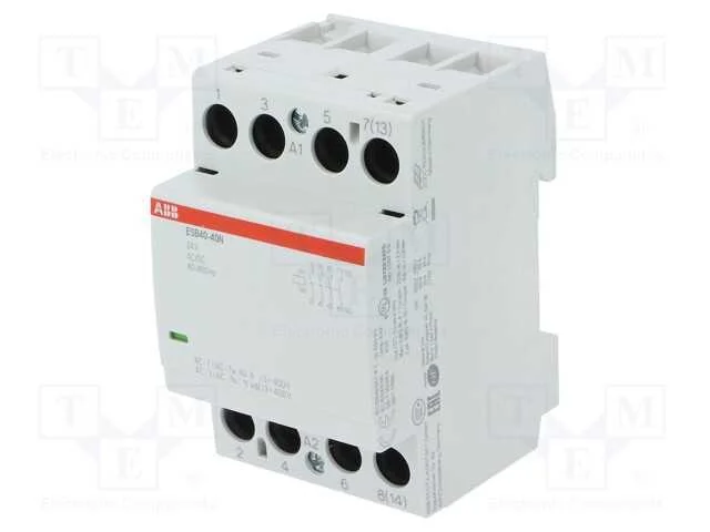 Contator: 4-De Polo de Instala&ccedil;&atilde;o, 40a, 24vac, 24vdc, No X4