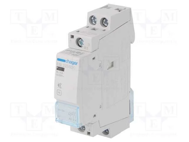 Contator: 2-de polo de instala&ccedil;&atilde;o, 25A, 12VDC, NO.