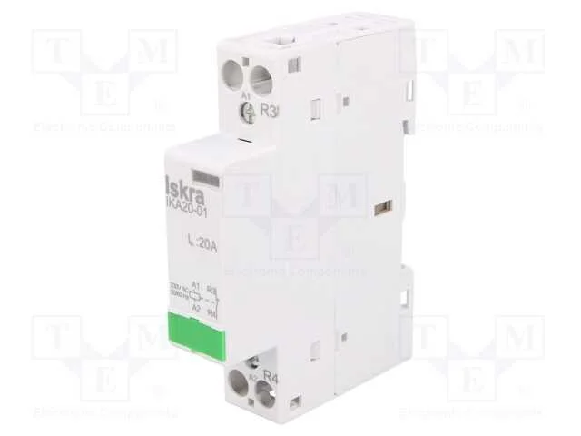 Contator: 1-de polo de instala&ccedil;&atilde;o, 20A, 230VAC, NC