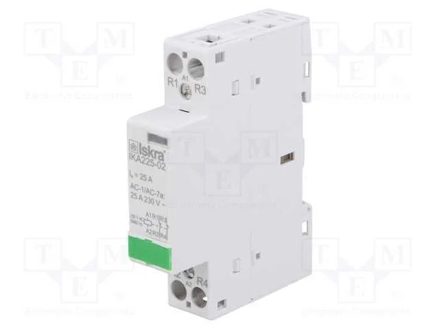 Contator: 2-De Polo de Instala&ccedil;&atilde;o, 25a, 230vac, Nc X2