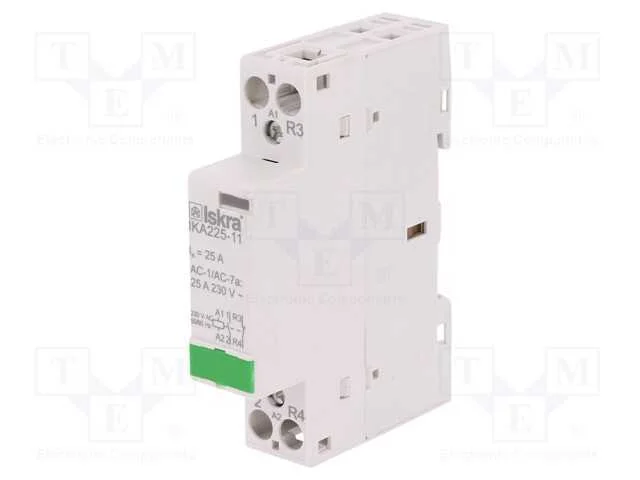 Contator: 2-de polo de instala&ccedil;&atilde;o, 25A, 230VAC, N.