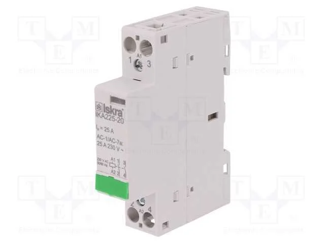 Contator: 2-de polo de instala&ccedil;&atilde;o, 25A, 230VAC, N.