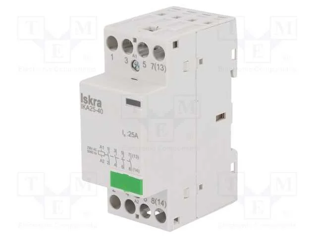 Contator: 4-de polo de instala&ccedil;&atilde;o, 25A, 230VAC, N.