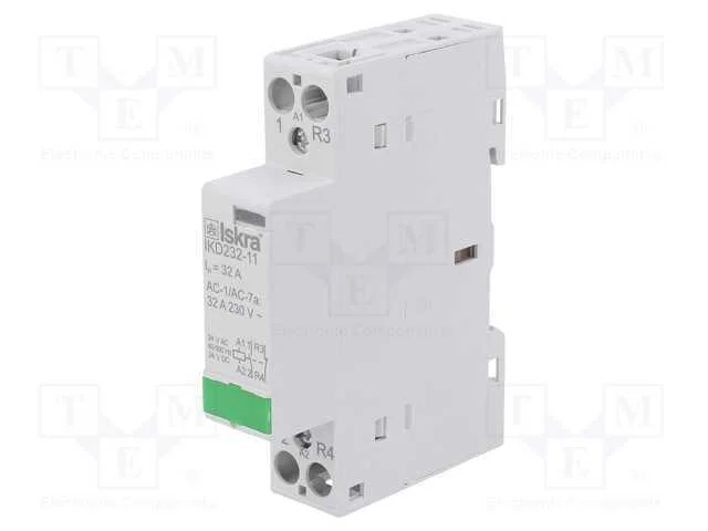 Contator: 2-De Polo de Instala&ccedil;&atilde;o, 32a, 24vac, 24vdc, Nc + No