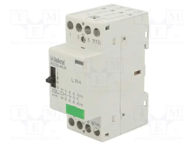 Contator: 4-de polo de instala&ccedil;&atilde;o, 25A, 24VAC, 24.