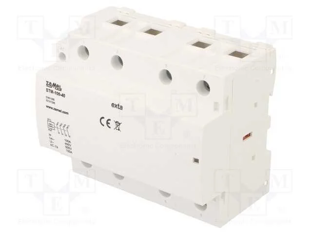 Contator: 4-De Polo de Instala&ccedil;&atilde;o, 100a, 230vac, No X4, -5&divide;60c