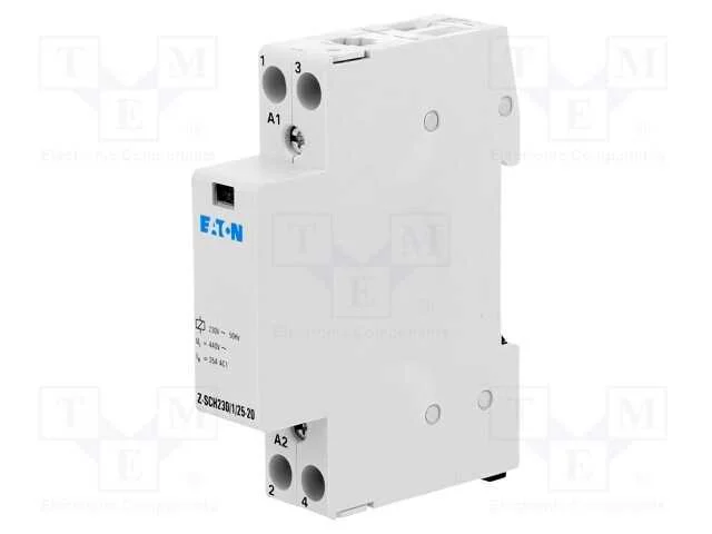 Contator: 2-De Polo de Instala&ccedil;&atilde;o, 25a, 230vac, No X2