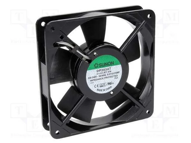 Ventilador: Ac, Transversal, 230vac, 120x120x25mm, 79m3/H(+7%)