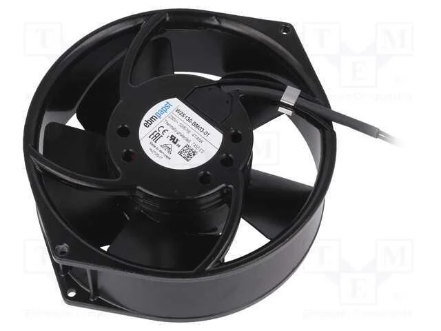 Ventilador: Ac, Transversal, 230vac, 150x55mm, 385m3/H, Esf&eacute;rico