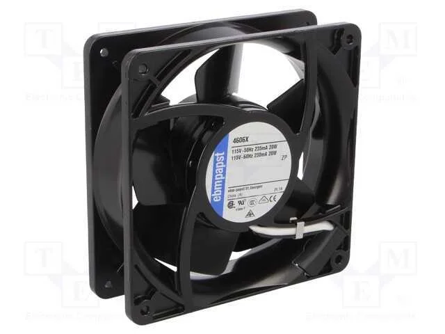 Ventilador: Ac, Transversal, 115vac, 119x119x38mm, 180m3/H, 51dba