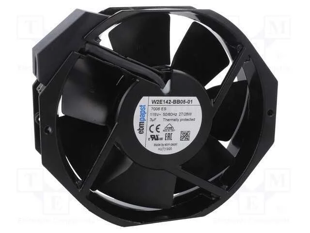 Ventilador: Ac, Transversal, 115vac, 172x150x38mm, Esf&eacute;rico, Ip22