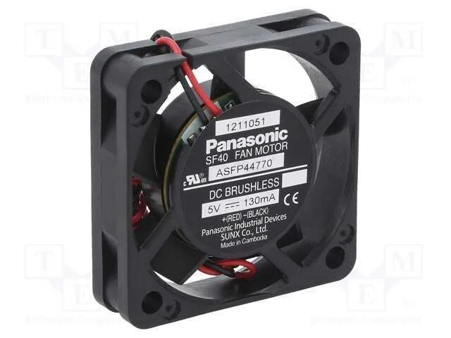 Ventilador: Dc, Transversal, 5vdc, 40x40x10mm, 8,.