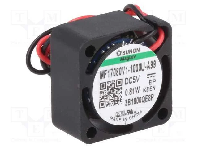 Ventilador: Dc, Transversal, 5vdc, 17x17x8mm, 1,52m3/H, 21,5dba