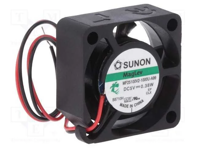 Ventilador: Dc, Transversal, 5vdc, 25x25x10mm, 5,07m3/H, 16dba