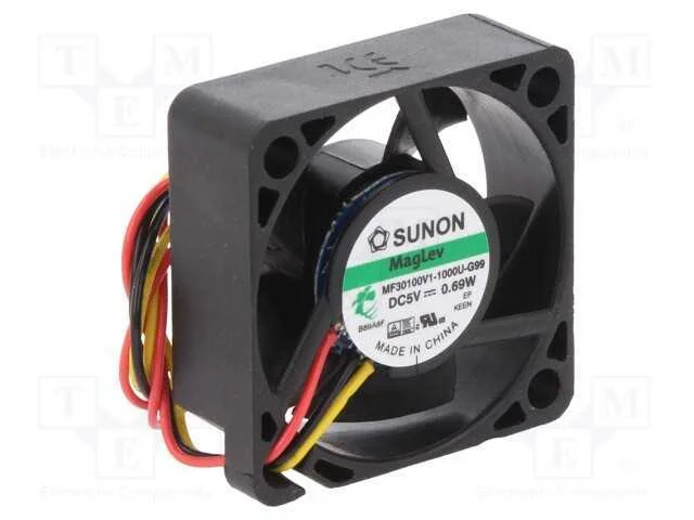 Ventilador: Dc, Transversal, 5vdc, 30x30x10mm, 9,3m3/H, 23dba, Vapo