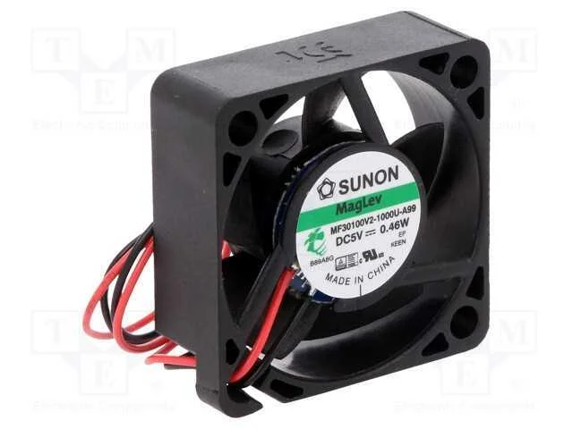 Ventilador: Dc, Transversal, 5vdc, 30x30x10mm, 7,94m3/H, 21dba