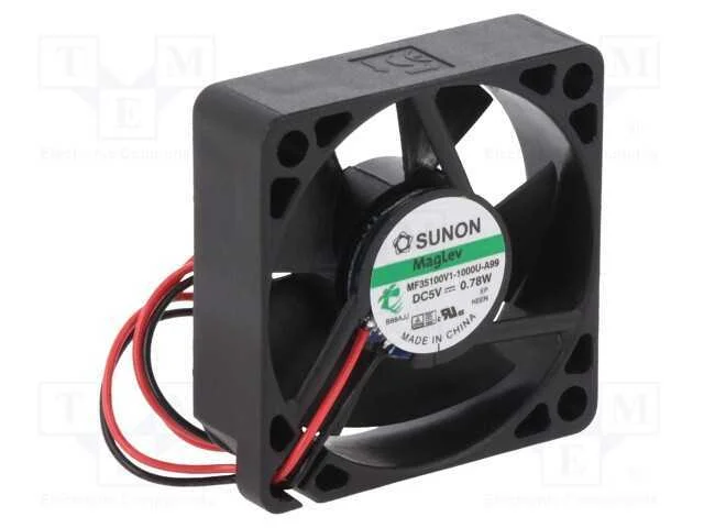Ventilador: Dc, Transversal, 5vdc, 35x35x10mm, 12,17m3/H, 28dba