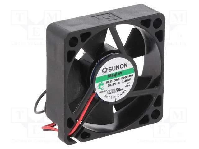 Ventilador: DC, transversal, 5VDC, 35x35x10mm, 10.