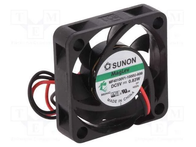 Ventilador: Dc, Transversal, 5vdc, 40x40x10mm, 13,52m3/H, 27,3dba