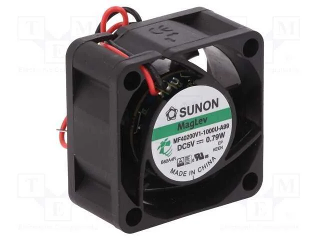 Ventilador: DC, transversal, 5VDC, 40x40x20mm, 15.