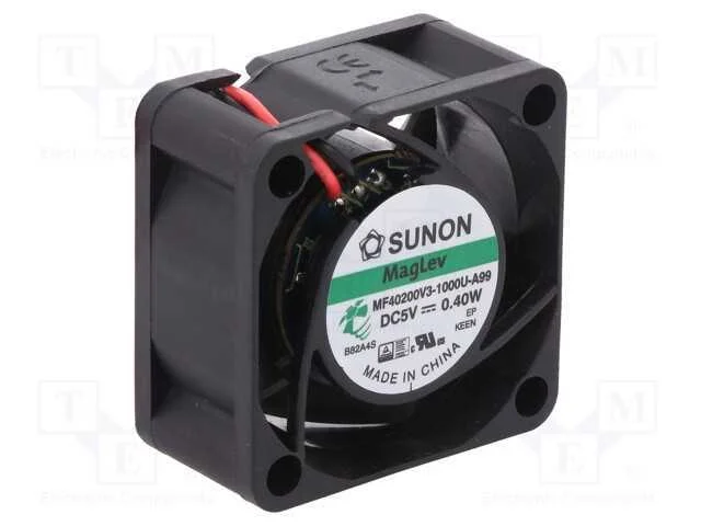 Ventilador: DC, transversal, 5VDC, 40x40x20mm, 10.