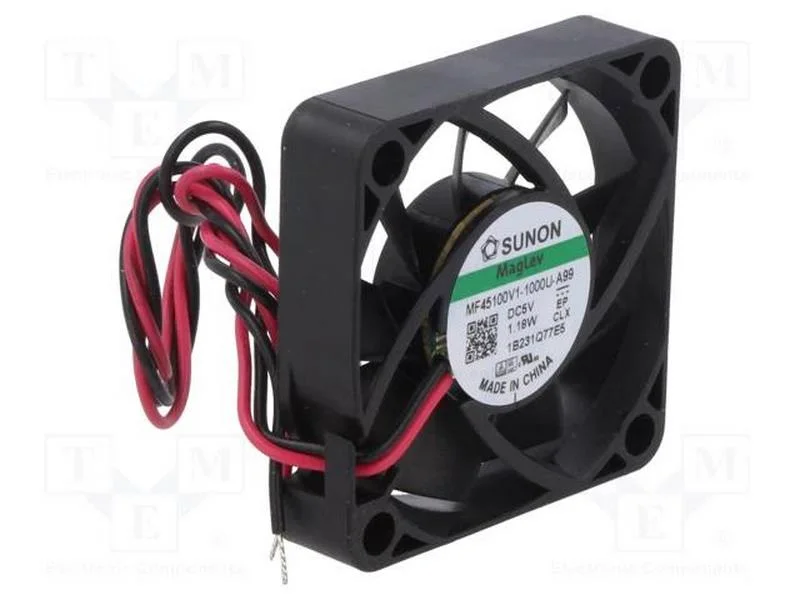 Ventilador: Dc, Transversal, 5vdc, 45x45x10mm, 21,31m3/H, 32,5dba