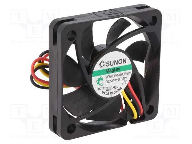 Ventilador: Dc, Transversal, 5vdc, 50x50x10mm, 23,32m3/H, 30,7dba