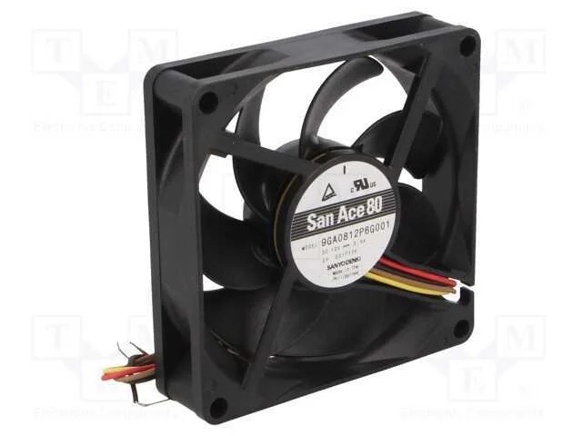 Ventilador: Dc, Transversal, 12vdc, 80x80x20mm, 103,2m3/H, 45dba