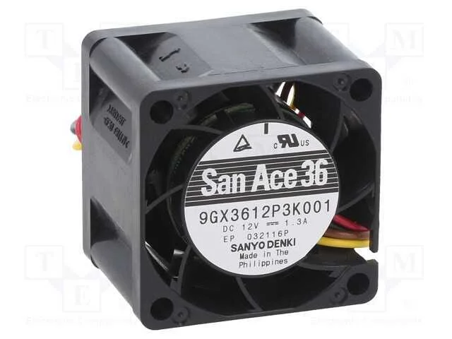 Ventilador: Dc, Transversal, 12vdc, 36x36x28mm, 41,4m3/H, 66dba