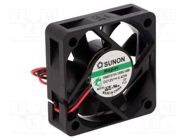 Ventilador: Dc, Transversal, 12vdc, 50x50x15mm, 13,01m3/H, 15,4dba