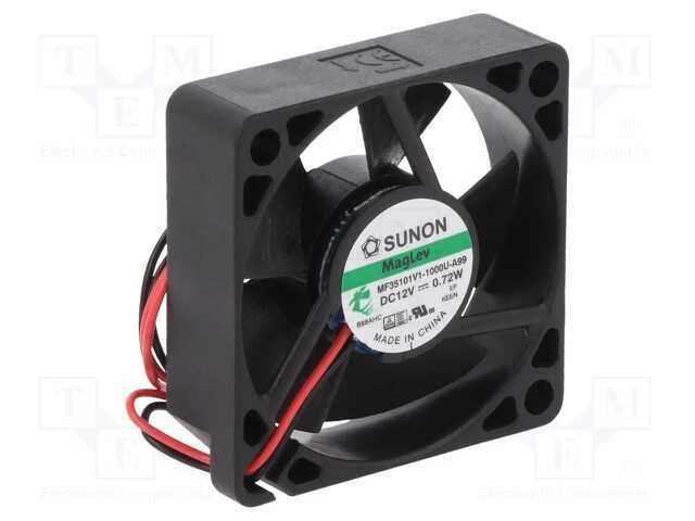 Ventilador: Dc, Transversal, 12vdc, 35x35x10mm, 12,17m3/H, 28dba