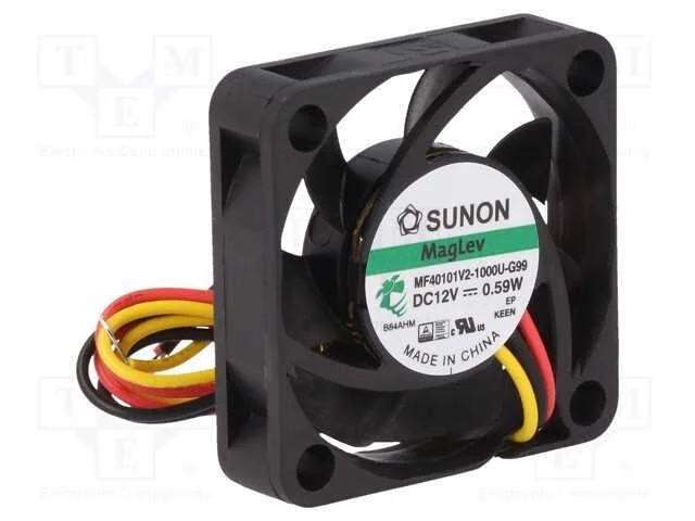 Ventilador: Dc, Transversal, 12vdc, 40x40x10mm, 11,89m3/H, 20,6dba
