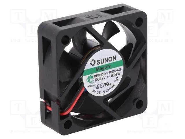 Ventilador: Dc, Transversal, 12vdc, 50x50x15mm, 28,73m3/H, 33dba