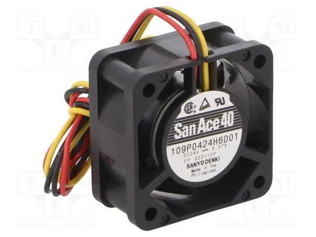 Ventilador: Dc, Transversal, 24vdc, 40x40x20mm, 13,98m3/H, 35dba