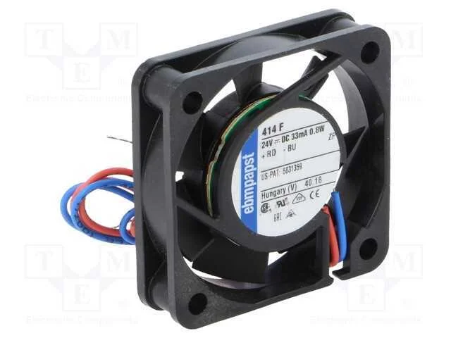 Ventilador: Dc, Transversal, 24vdc, 40x40x10mm, 9m3/H, 22,1dba