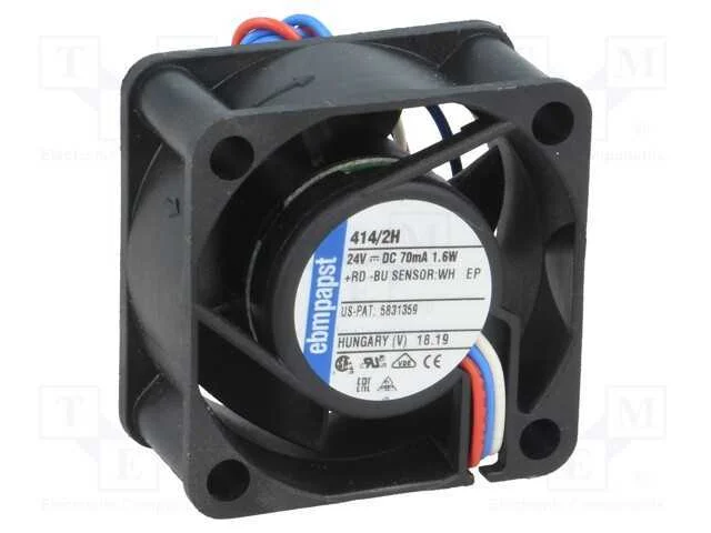 Ventilador: Dc, Transversal, 24vdc, 40x40x20mm, 13m3/H, 29dba