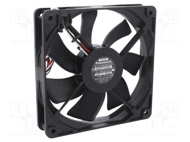 Ventilador: Dc, Transversal, 24vdc, 120x120x25mm, 114m3/H, 30dba