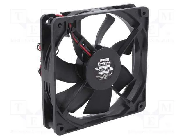 Ventilador: Dc, Transversal, 24vdc, 120x120x25mm, 173,4m3/H
