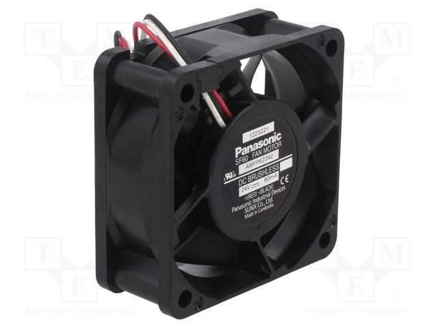 Ventilador: Dc, Transversal, 24vdc, 60x60x25mm, 28,8m3/H, 23,5dba
