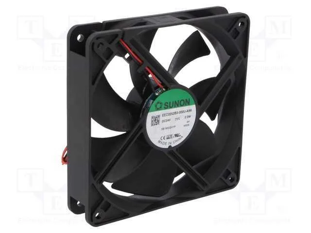 Ventilador: Dc, Transversal, 24vdc, 120x120x25mm, 127,42m3/H