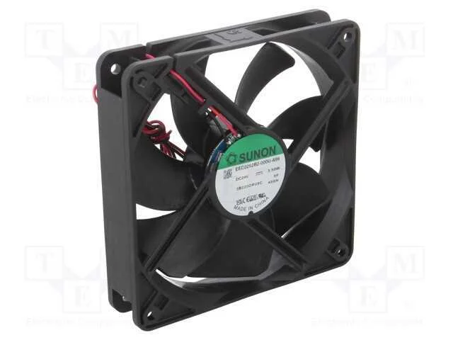 Ventilador: Dc, Transversal, 24vdc, 120x120x25mm, 158m3/H, 40,5dba