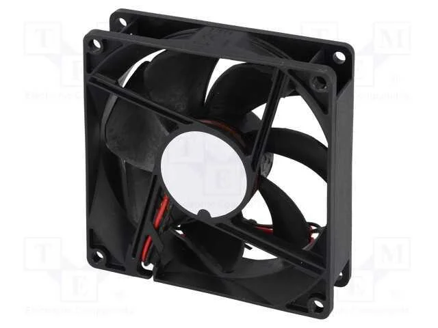Ventilador: DC, transversal, 24VDC, 92x92x25mm, 1.
